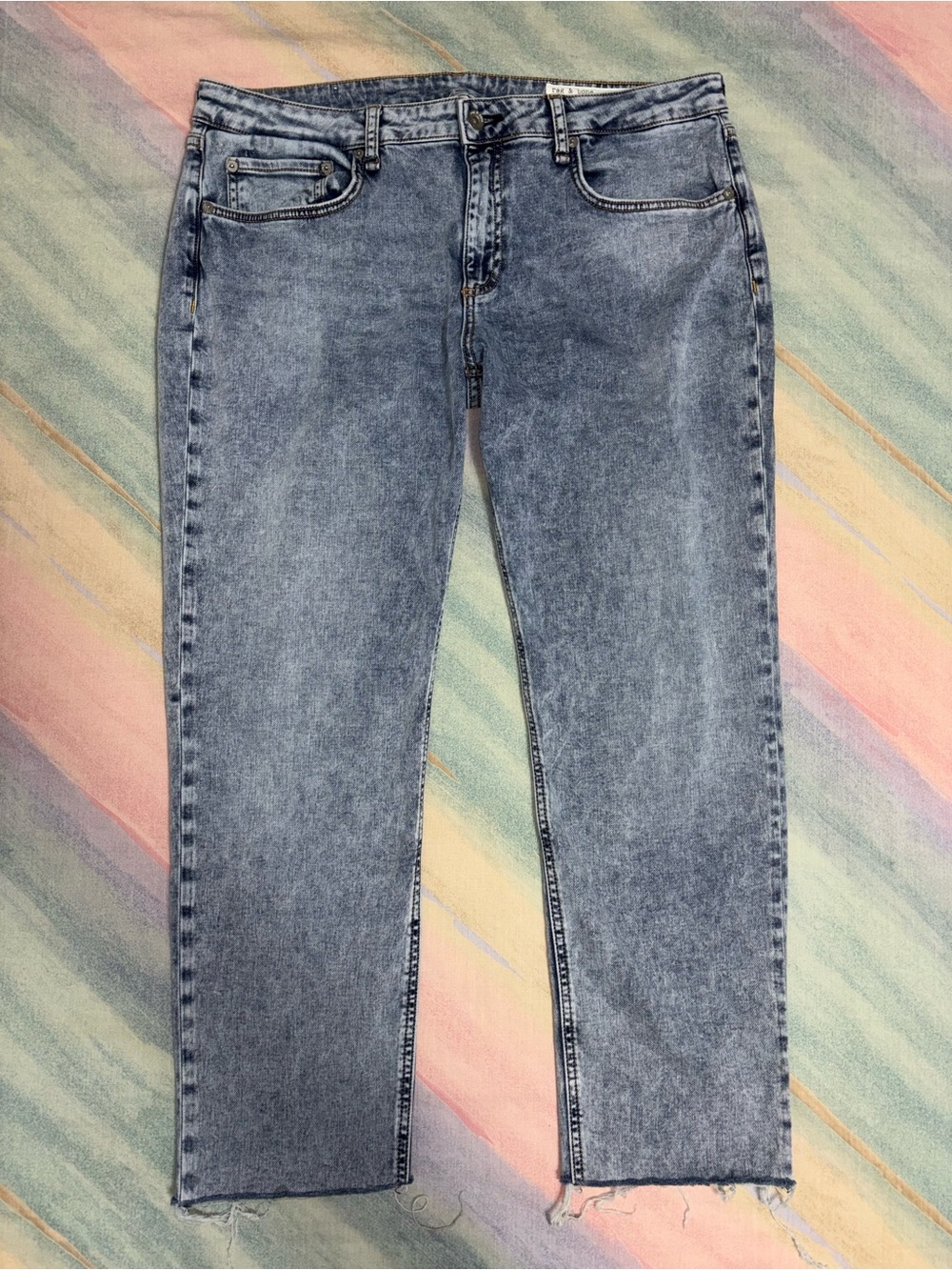 RAG & BONE Womens Dre Low-Rise Boyfriend Jeans size 32 Distressed